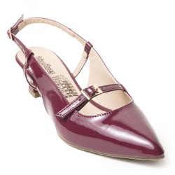 Price Shoes Tacón Bajo para Mujer 4822503VINO