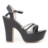 Price Shoes Tacón Moda para Mujer 382091NEGRO