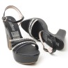 Price Shoes Tacón Moda para Mujer 382091NEGRO
