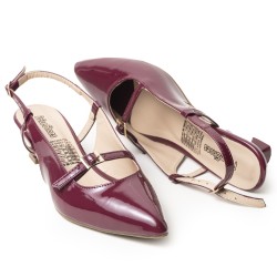 Price Shoes Tacón Bajo para Mujer 4822503VINO