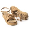 Price Shoes Sandalia Confort para Mujer 902CONF-44CAMEL