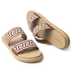Price Shoes Sandalia Plana para Mujer 752CV005MIEL