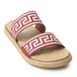 Price Shoes Sandalia Plana para Mujer 752CV005ROJO