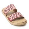 Price Shoes Sandalia Plana para Mujer 752CV005ROJO