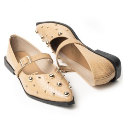 Price Shoes Baletas Moda para Mujer 602T-2439CAMEL