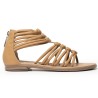 Price Shoes Sandalia Plana para Mujer 302E208SAMARETTO