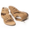 Price Shoes Sandalia Plana para Mujer 302E208SAMARETTO