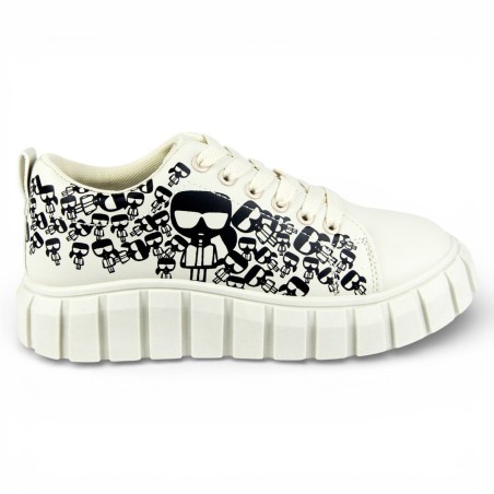 Price Shoes Tenis Moda Diseño Gráfico 622Z052006BEIGE