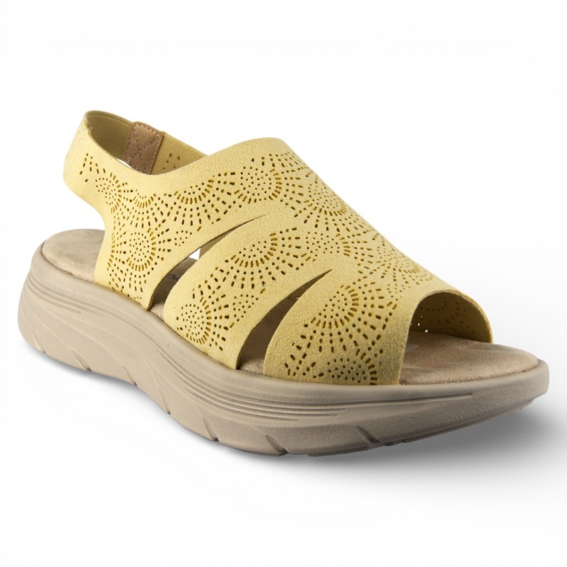 Price Shoes Sandalia Casual Mujer 622EF-9905AMARILLO