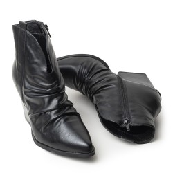 Price Shoes Botas o botines moda mujer de Tacón Medio 62271277NEGRO