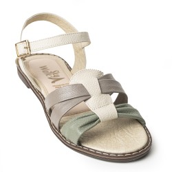 Sky Walk Sandalia Casual Mujer 432961TIERRA