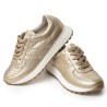 Sky Walk Tenis Moda para Mujer en Cuero 802G50CHAMPANA