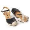 Price Shoes Plataformas  en Yute para Mujer 692A01MNEGRO