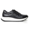 Sky Walk Tenis Moda para Mujer en Cuero 802G13NEGRO