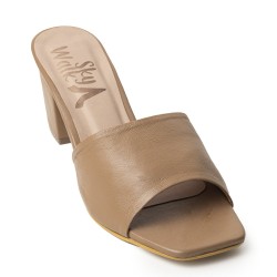 Sky Walk Tacones Moda para Mujer en Cuero 832ALO-01CAMEL