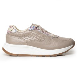 Sky Walk Tenis Moda para Mujer en Cuero 802G13ARENA