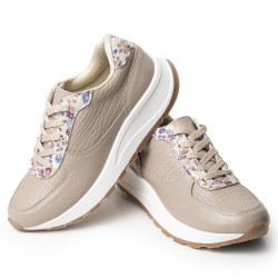 Sky Walk Tenis Moda para Mujer en Cuero 802G13ARENA
