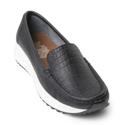 Sky Walk Mocasines para Mujer en Cuero 752SK06NEGRO