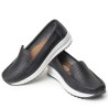 Sky Walk Mocasines para Mujer en Cuero 752SK06NEGRO