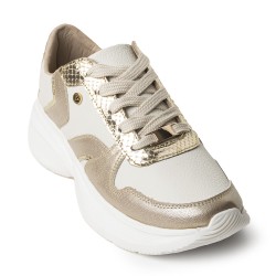 Sky Walk zapato casual en cuero para mujer 512HNC702CHAMPANA