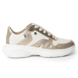 Sky Walk zapato casual en cuero para mujer 512HNC702CHAMPANA