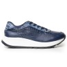 Sky Walk Tenis Moda para Mujer en Cuero 802G13AZUL