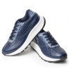 Sky Walk Tenis Moda para Mujer en Cuero 802G13AZUL
