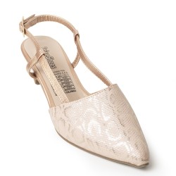 Price Shoes Zapatos  puntudo de tacón para Mujer 4822507OROROSA
