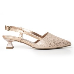 Price Shoes Zapatos  puntudo de tacón para Mujer 4822507OROROSA