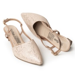 Price Shoes Zapatos  puntudo de tacón para Mujer 4822507OROROSA