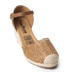 Price Shoes Plataformas  en Yute para Mujer 692A210MIEL
