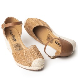 Price Shoes Plataformas  en Yute para Mujer 692A210MIEL