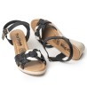 Price Shoes Plataformas  en Yute para Mujer 692A221NEGRO