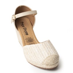 Price Shoes Plataformas  en Yute para Mujer 692A210BEIGE