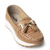 Sky Walk Mocasines Clásicos en Cuero 712052MIEL