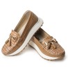 Sky Walk Mocasines Clásicos en Cuero 712052MIEL