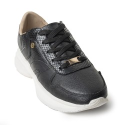 Sky Walk zapato casual en cuero para mujer 512HNC702NEGRO