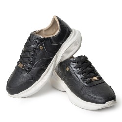 Sky Walk zapato casual en cuero para mujer 512HNC702NEGRO