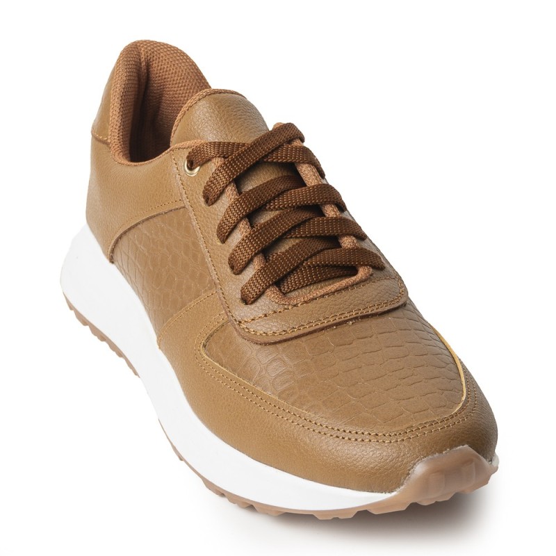 Sky Walk Tenis Moda para Mujer en Cuero 752SK01CAMEL