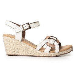 Price Shoes Plataformas  en Yute para Mujer 692A221OROROSA