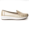 Sky Walk Mocasines para Mujer en Cuero 752SK06CHAMPANA