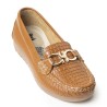 Sky Walk Mocasines para Mujer en Cuero 802G10MIEL