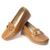 Sky Walk Mocasines para Mujer en Cuero 802G10MIEL