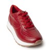 Sky Walk Tenis Moda para Mujer en Cuero 802G13ROJO