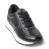 Sky Walk Tenis Moda para Mujer en Cuero 802G50NEGRO