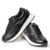 Sky Walk Tenis Moda para Mujer en Cuero 802G50NEGRO