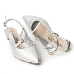 Price Shoes Zapatos  puntudo de tacón para Mujer 4822503PLATA