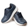 Sky Walk Tenis Moda para Mujer en Cuero 752SK01AZUL