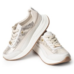 Sky Walk zapato casual en cuero para mujer 512ESKY202NUDE