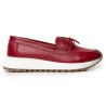 Sky Walk Mocasines para Mujer en Cuero 802G11ROJO